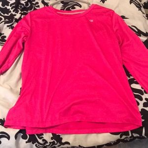 Pink champion long sleeve